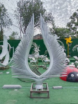 石家莊鏤空園林景觀雕塑,不銹鋼景觀雕塑加工